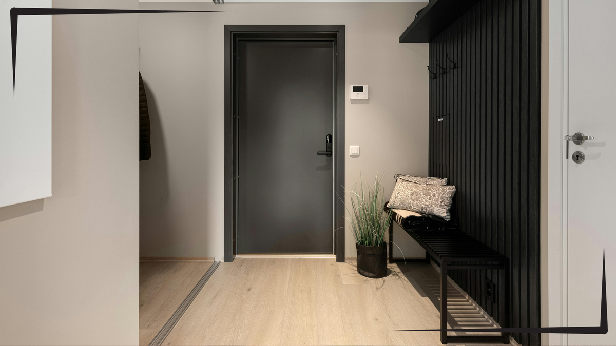 Дизайн прихожей. Прихожая. Стильный дизайн. Фото Lisa Anna от Pexels/ Canva Pro