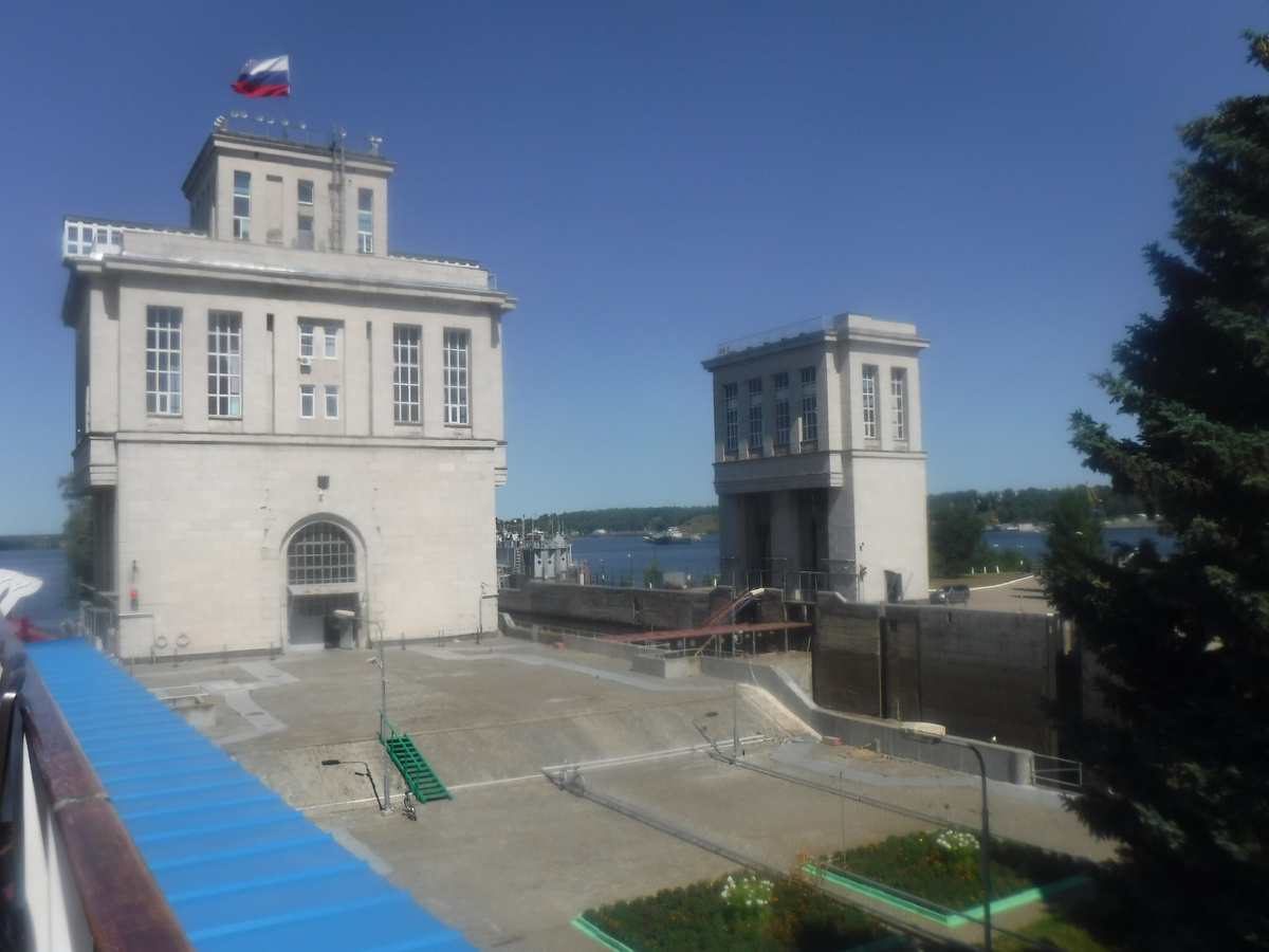 Шлюз Первый на ремонте