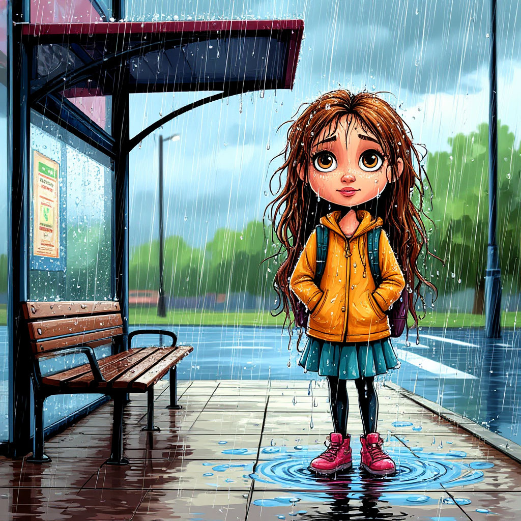 Дождик, мокро... (рис. Шедеврума)