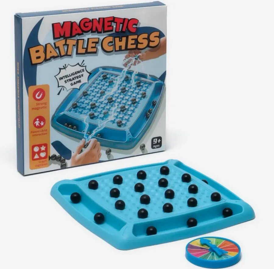 Версия настольной игры "Магнитный бой" с рулеткой