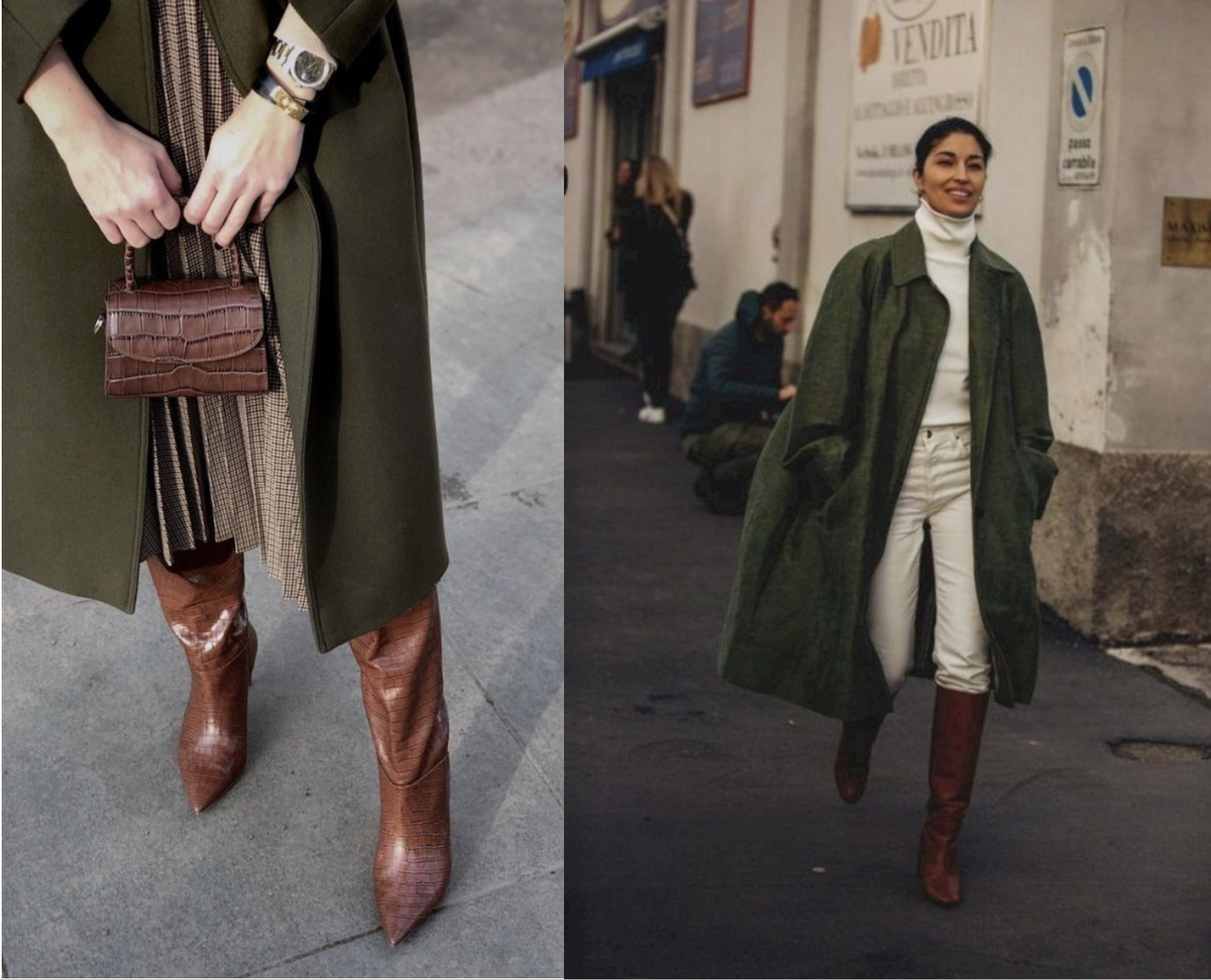 Самые простые вещи с аккуратной остроносой обувью играет иначе. А если добавить ещё текстуру - вообще закачаешься! Без вышивки, гладкие, конечно же базовые (да и вообще это классика). Но если дать жару по декоративным эффектам, получится вообще что-то с чем-то. 