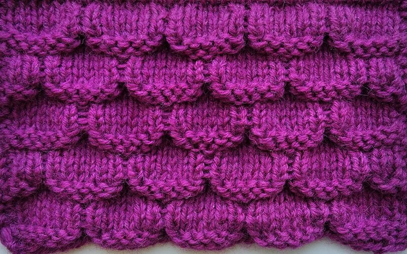 Лицевая сторона узора Чешуйки