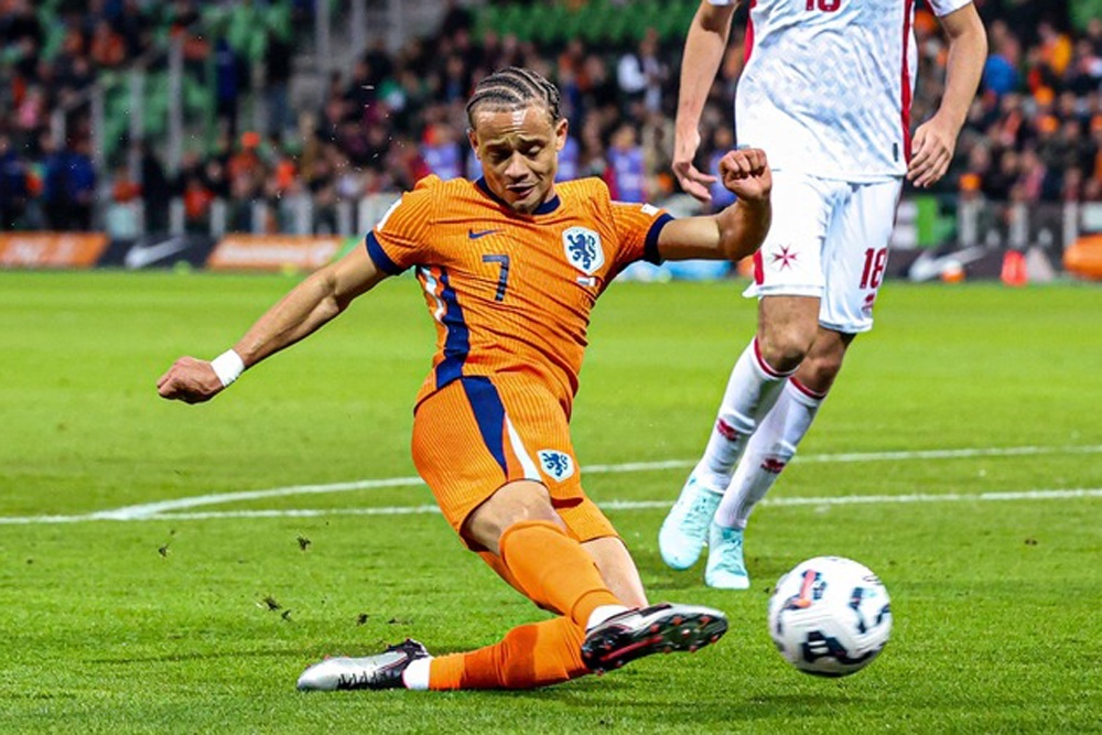    Сборная Нидерландов за два матча квалификации наколотила в ворота соперников десяток мячей. / GettyImages