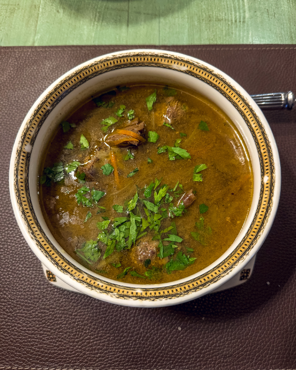 Суп из оленины