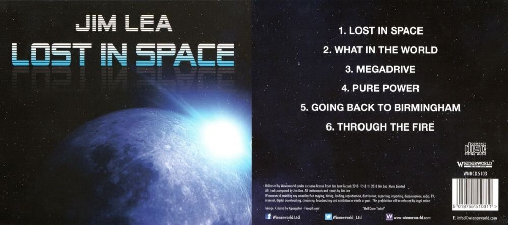 Альбом Jim Lea "Lost In Space", 2018 г.