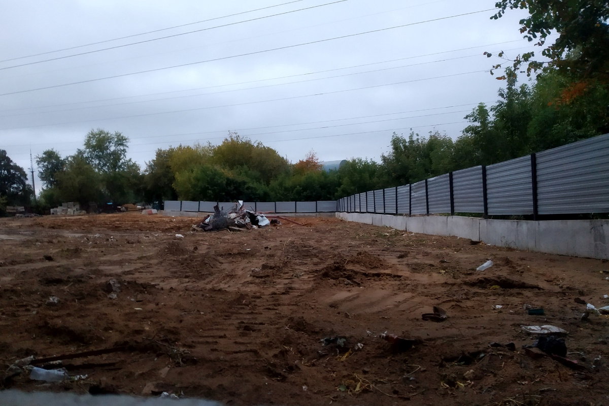 Площадка под строительство метро Курьяново, фото автора