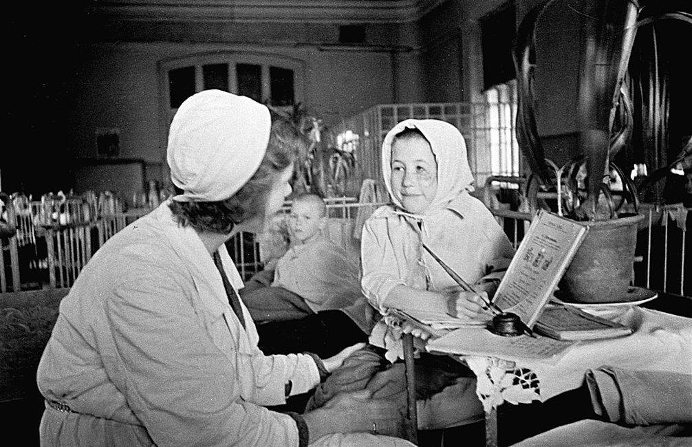 Госпиталь в блокадном Ленинграде