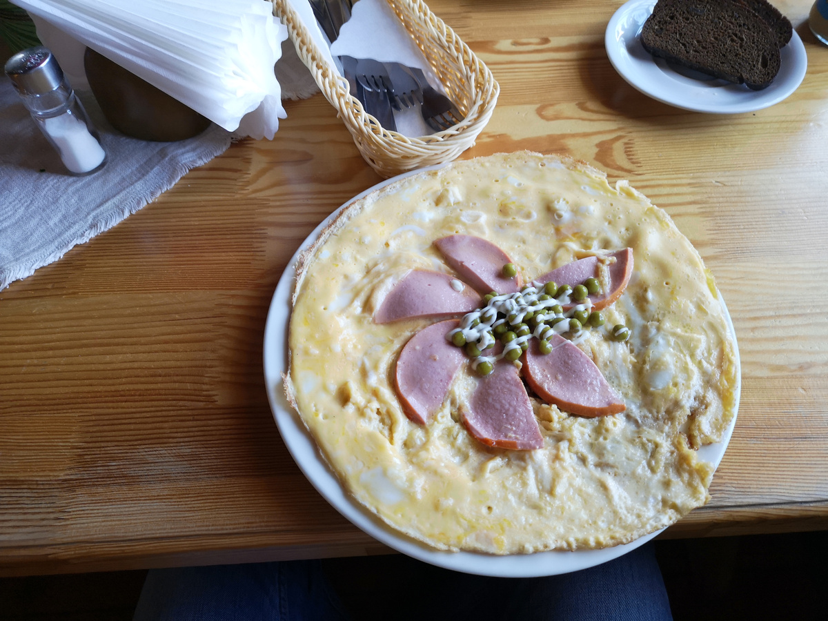 Завтрак в мотеле в Польше