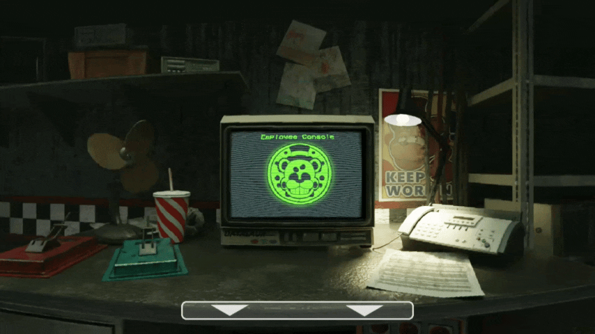 Скример Бонни, интересная деталь что написано имя души ребёнка внутри аниматроника