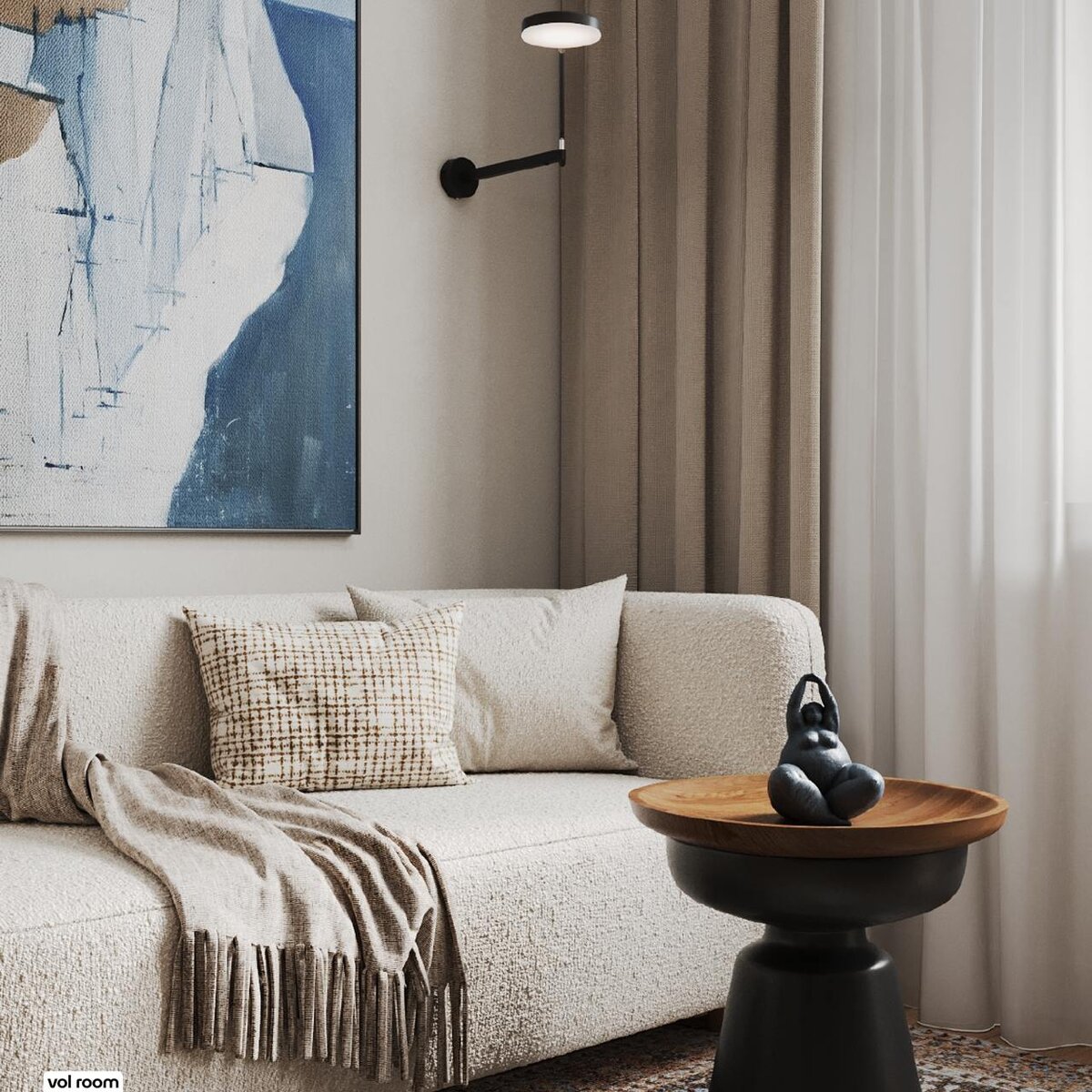 visualization by. vol room