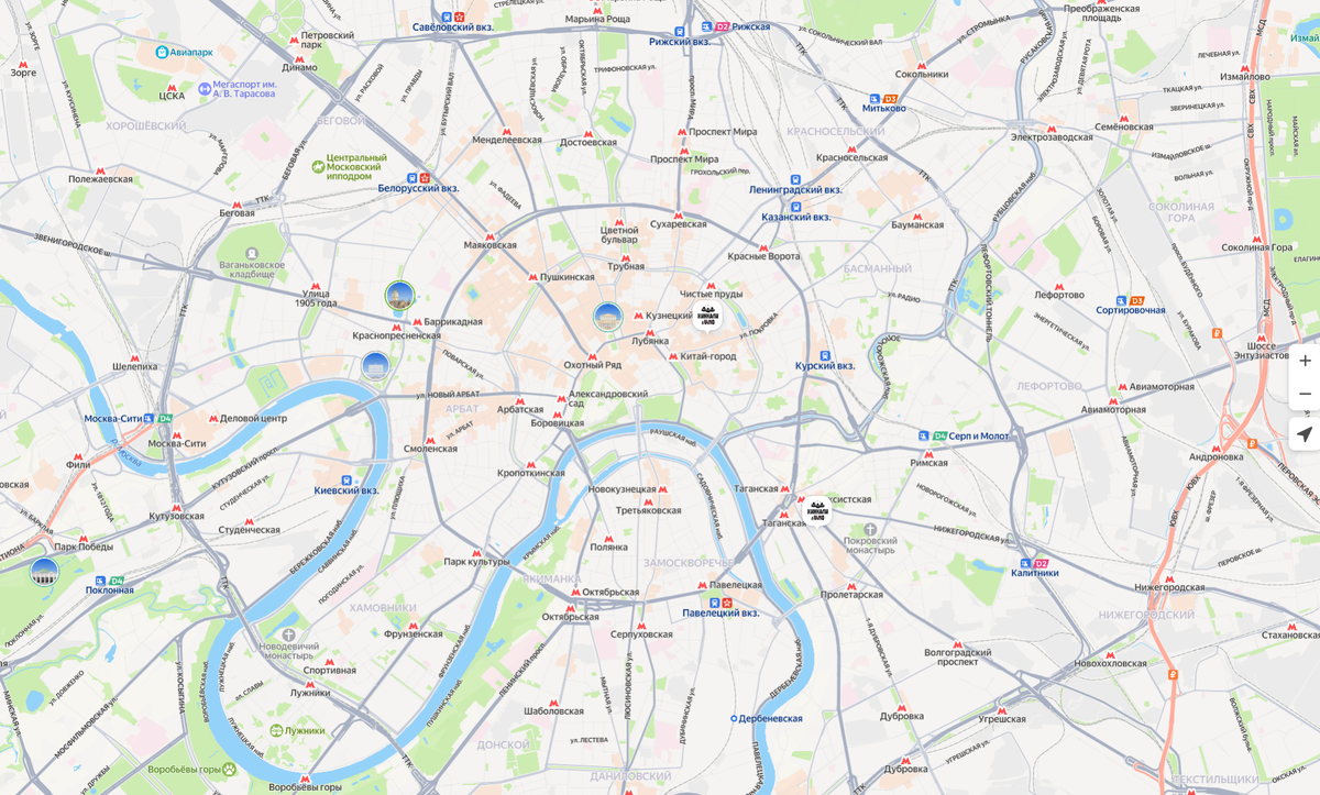 Скриншот Яндекс.карты