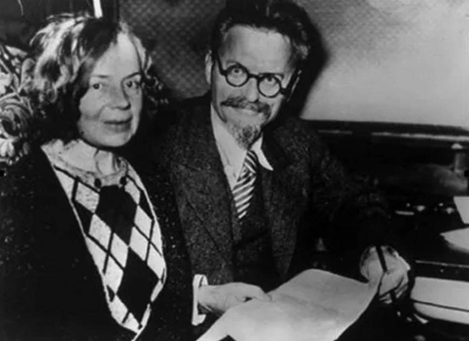 Наталья Седова и Троцкий