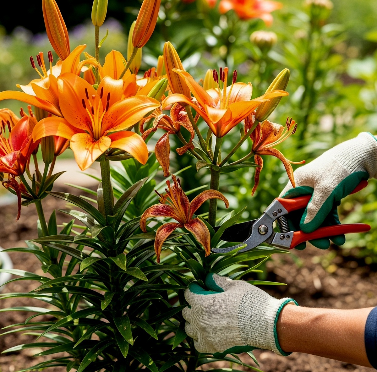 Когда обрезать лилии осенью: осенние работы для пышного цветения