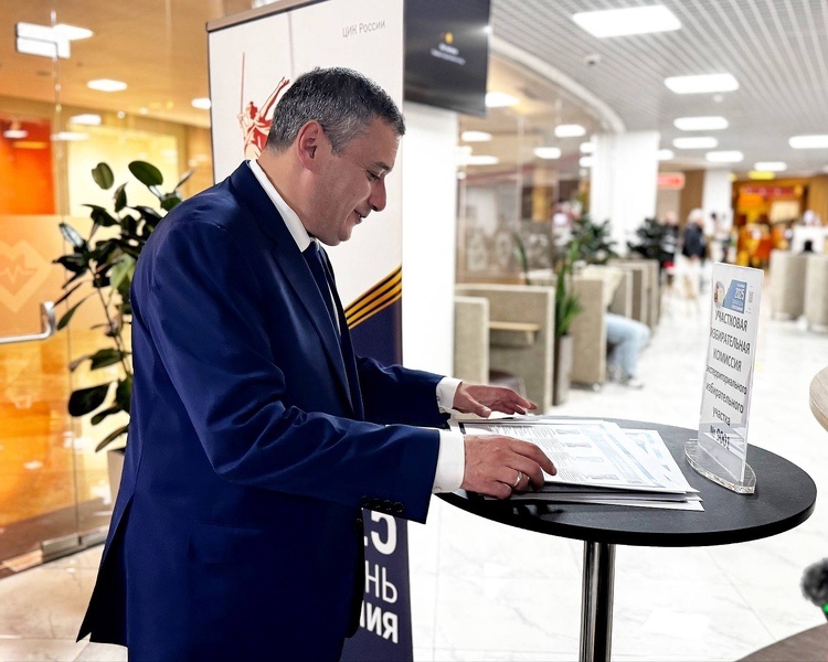     Александр Хинштейн посмотрел работу экстерриториального избирательного участка в Москве