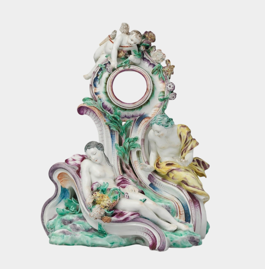 Подчасник. Турне (?). Бельгия. 1750-1760. Фарфор. Музей Метрополитен, Нью-Йорк 