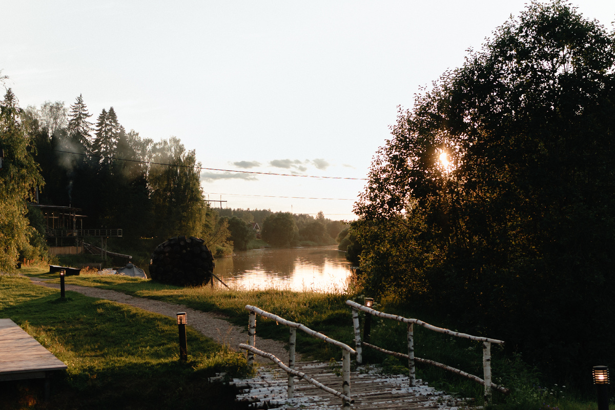 Парк Веретьево, река Дубна