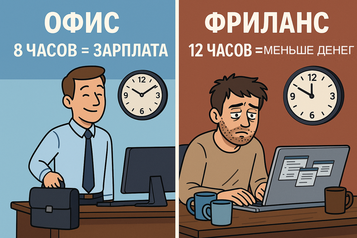 Почему на удалёнке работаешь больше, а зарабатываешь меньше