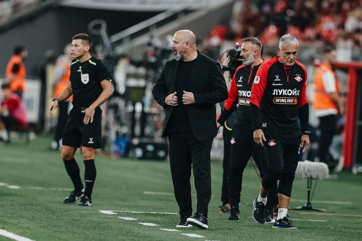 Тренерский штаб "Спартака". Фото ФК Спартак 