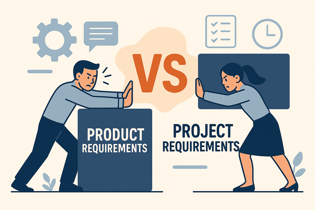 Противостояние требований к проекту и продукту