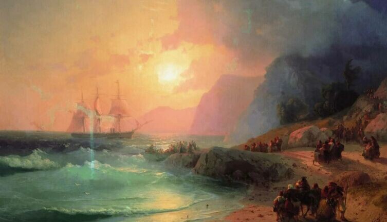     Иван Айвазовский, «На острове Крит», 1867 г., общественное достояние