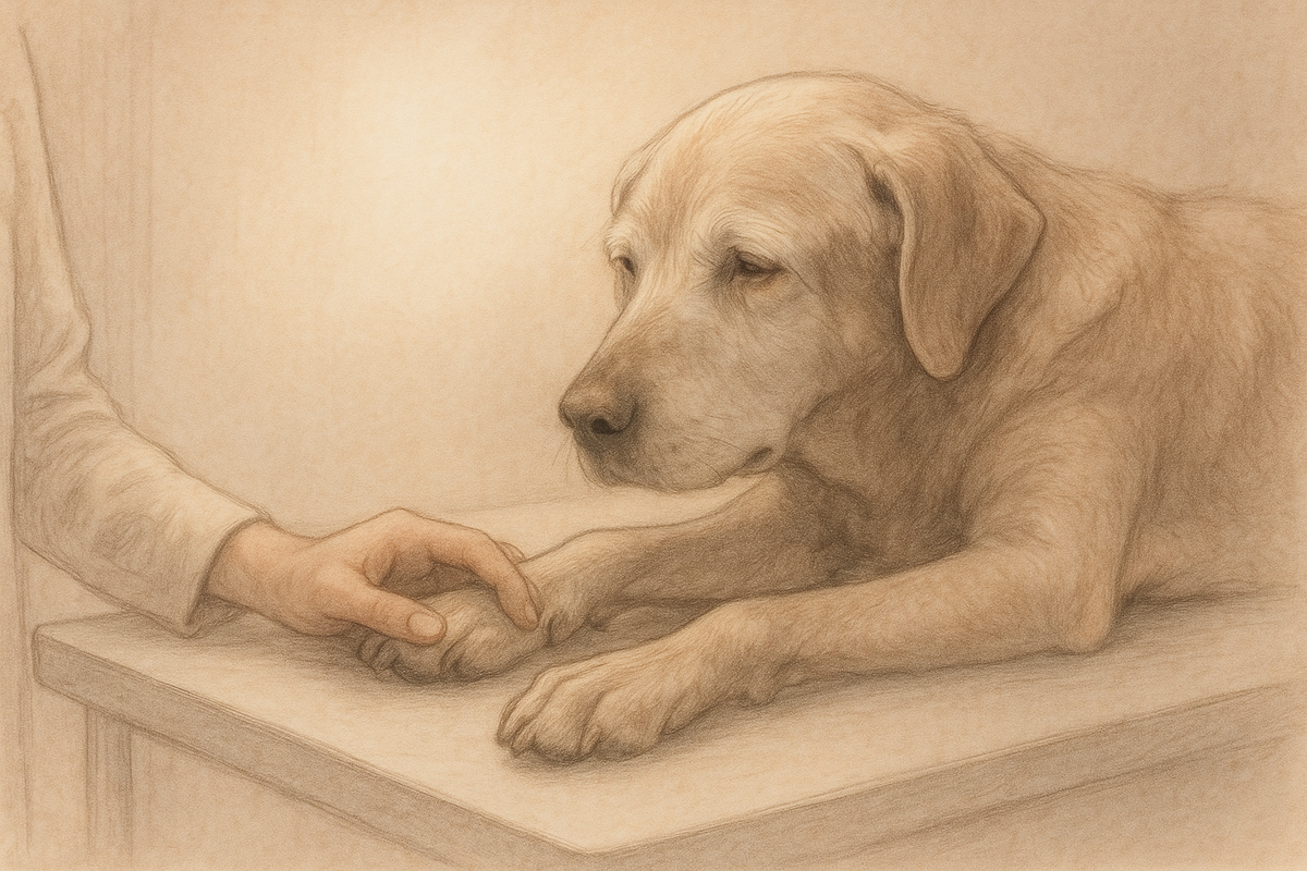 Последние моменты рядом с любимым другом