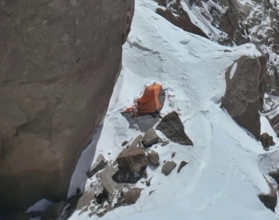    Палатка Натальи Наговициной. Фото: соцсети