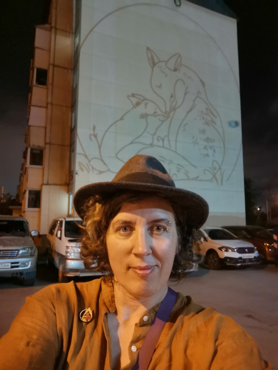 Мне приятно присутствовать при разметке, ъоть рисую и не сама на доме