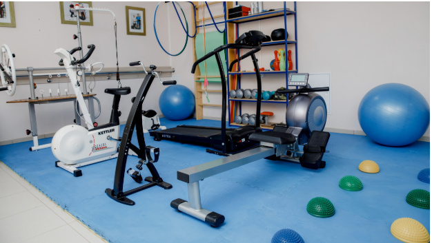 Спортивный зал пансионата "родной очаг"