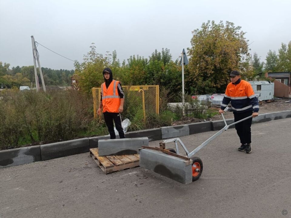    Дорожные работы в Барнауле по нацпроекту "Инфраструктура для жизни". Источник: Администрация Барнаула