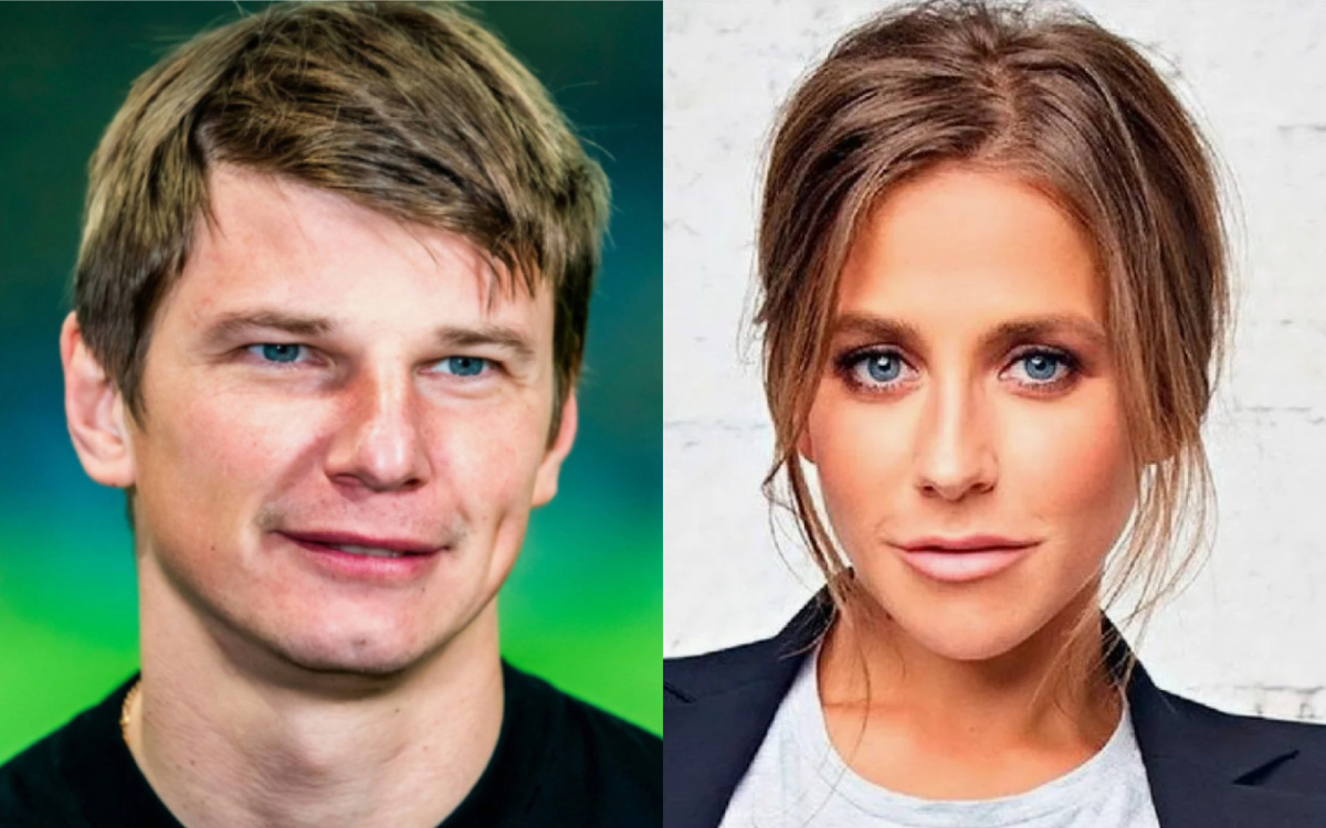 на фото Юлия Барановская и Андрей Аршавин