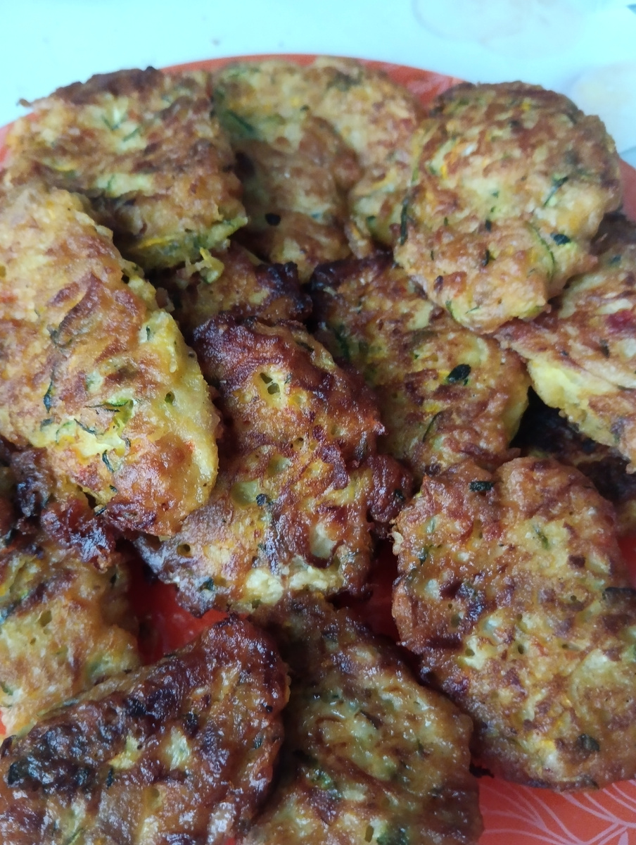 Кабачковые оладьи