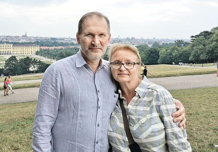 Добронравов с супругой Ириной