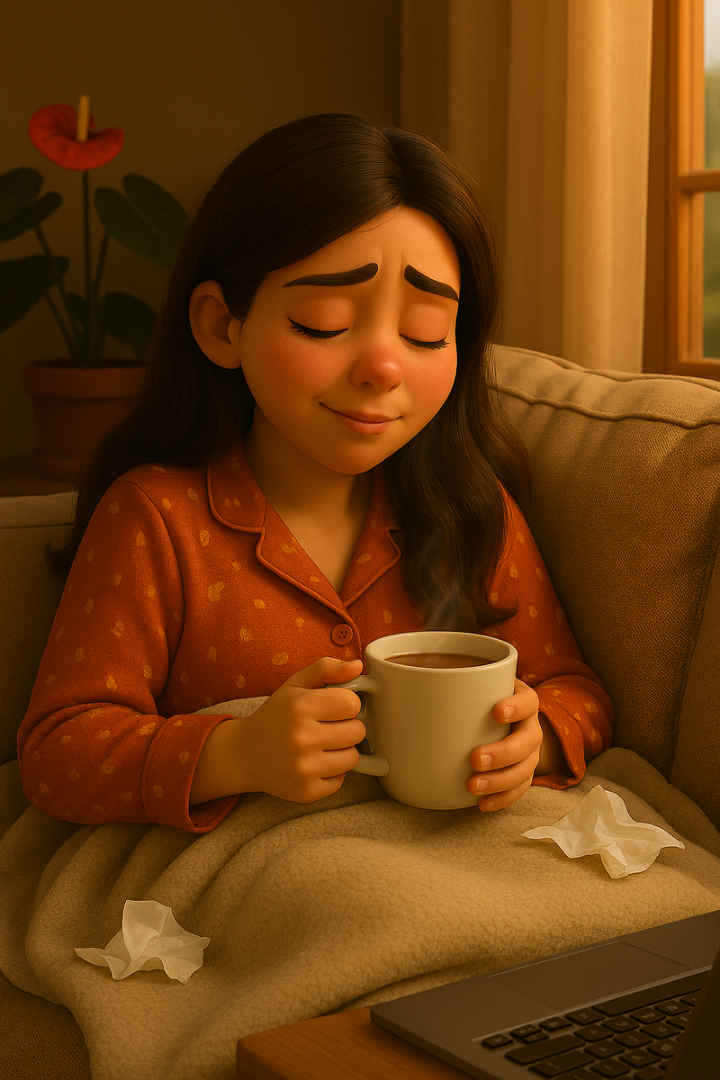 Болеть в последние дни лета — это отстой.