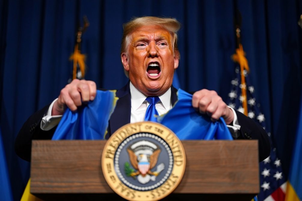   Трампа бросает из стороны в сторону. Иллюстрация: Блокнот