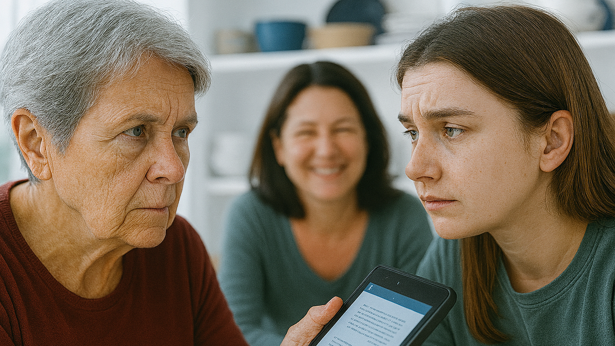 Внучка поставила свекровь на место одной фразой — вся семья была в удивлена