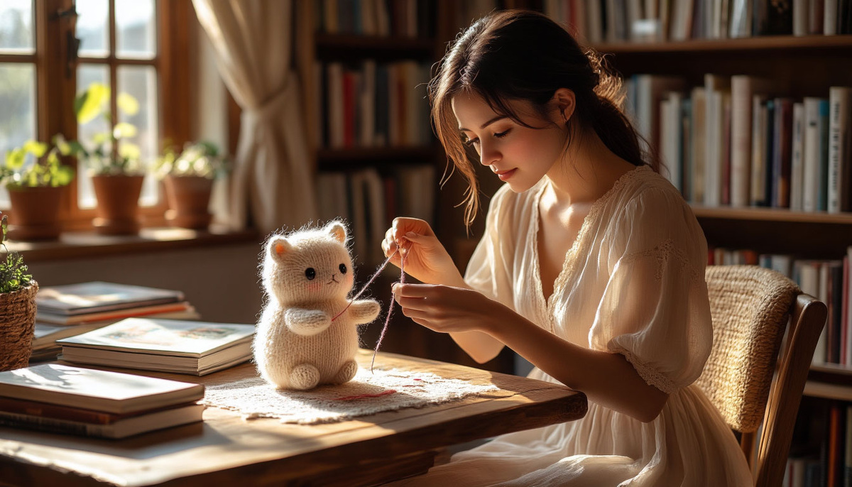 Вязание игрушек амигуруми - это классный антистресс