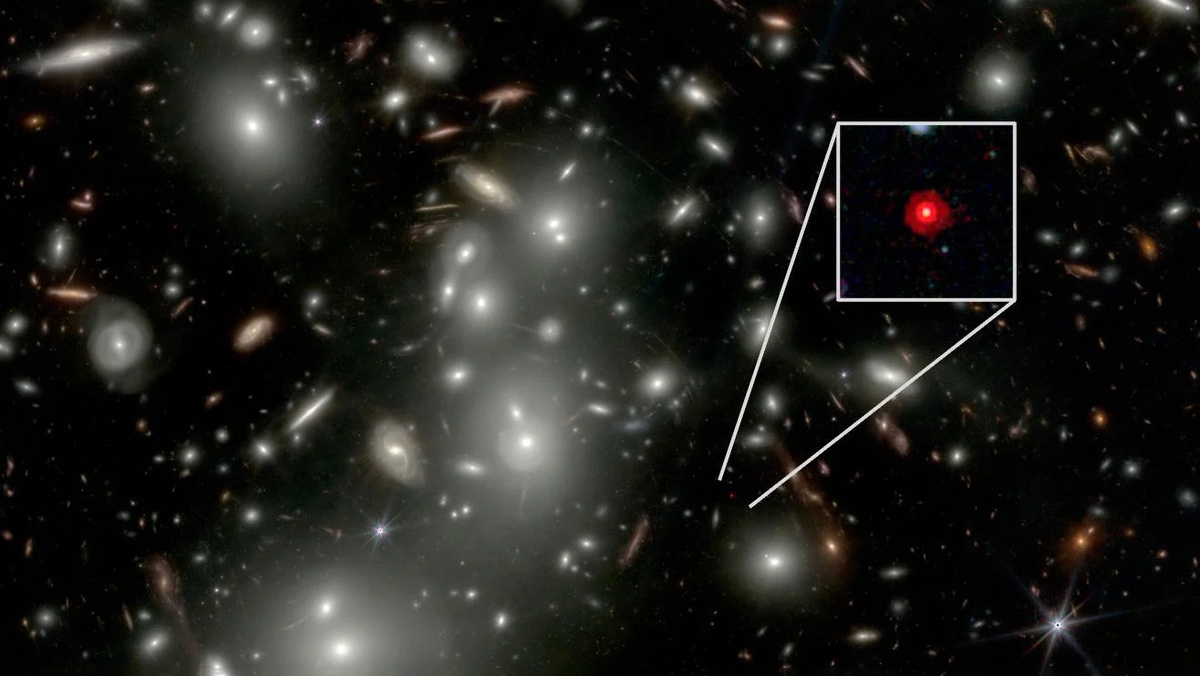     Фото: JWST/Nasa/Esa/CSA; NIRCam: Lukas Furtak/Rachel Bezanson