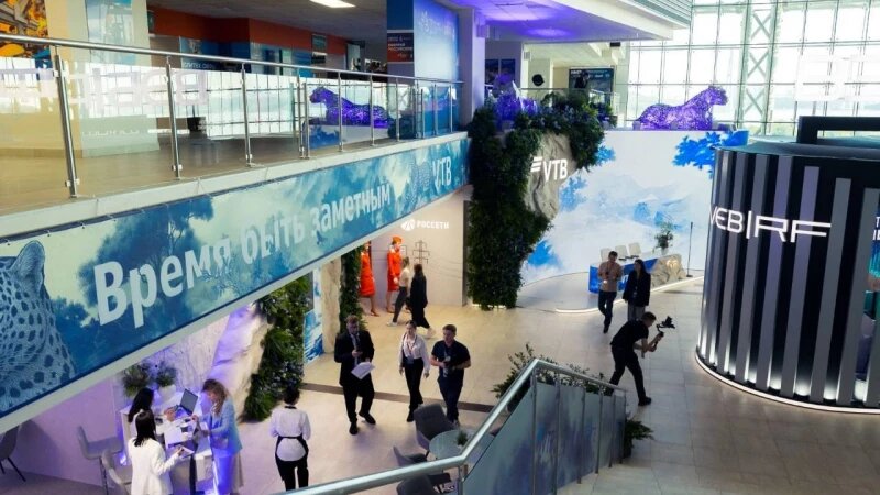     ВТБ в рамках ВЭФ-2025. Фото предоставлено пресс-службой ВТБ.