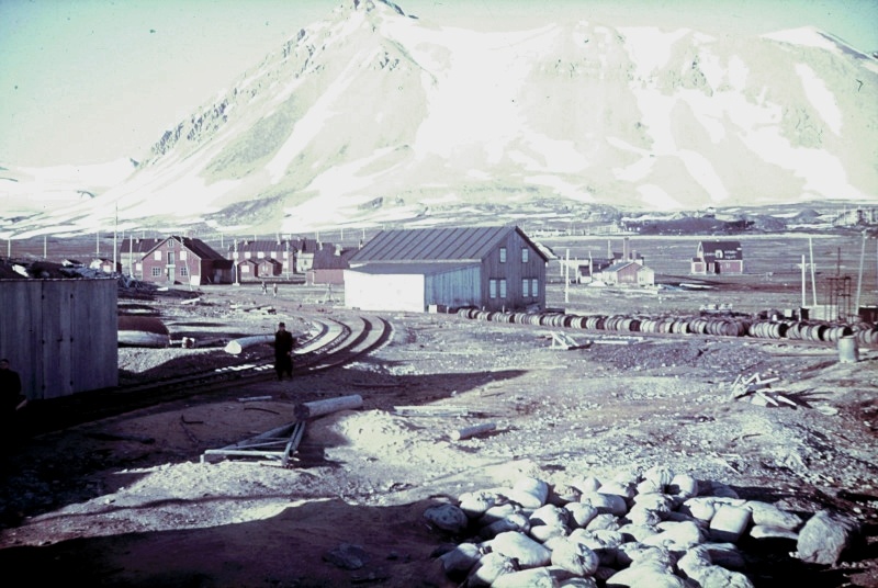 Норвежский арктический поселок Грен-фьорд, 1937 г.