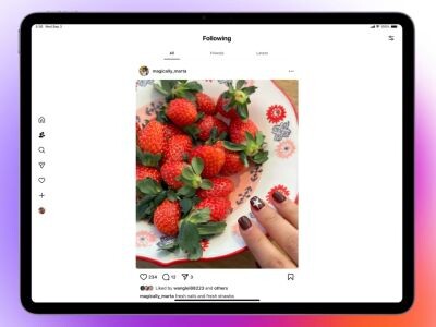    Не прошло и 20 лет: Instagram** адаптировали под планшеты