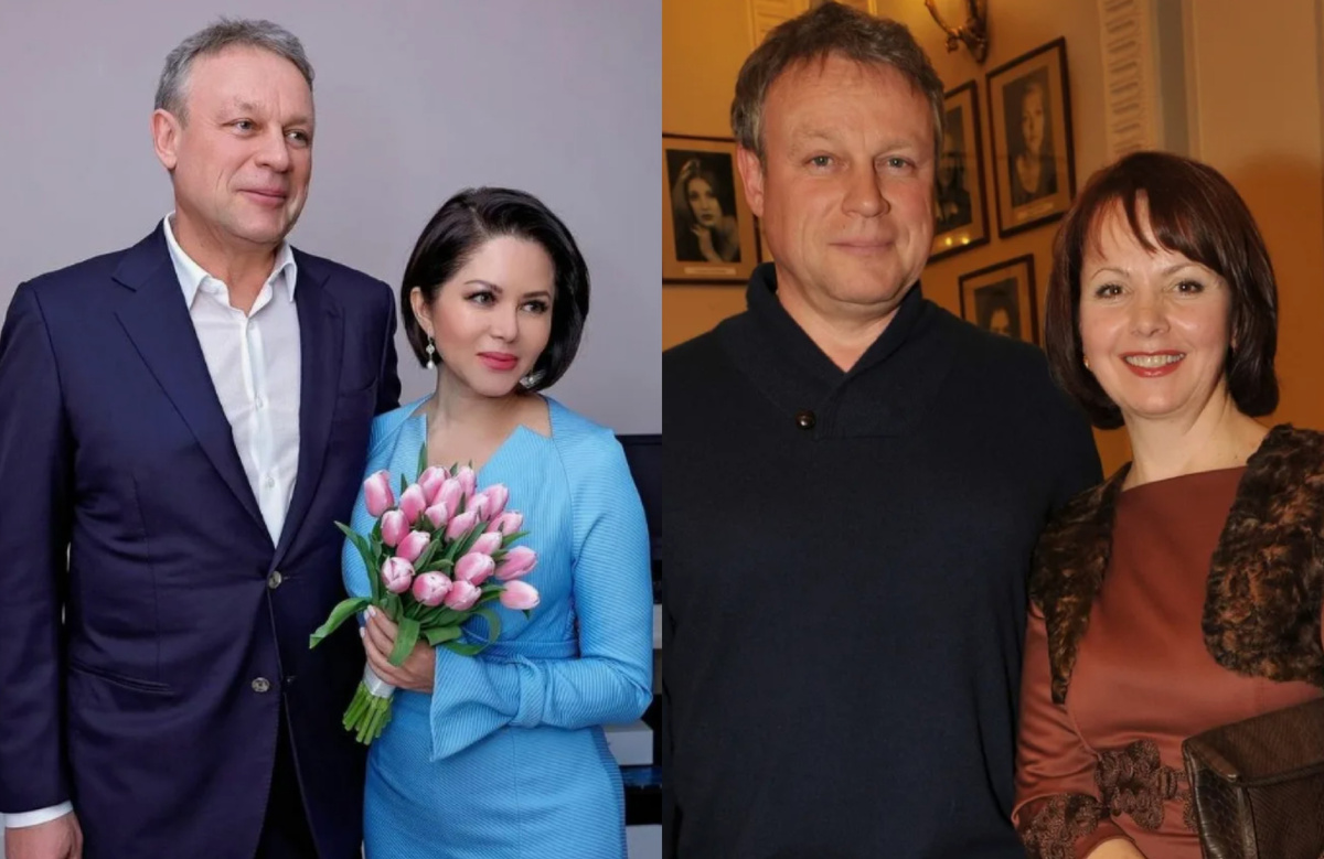 на фото слева Сергей Жигунов с Викторией Ворожбит, справа с Верой Новиковой