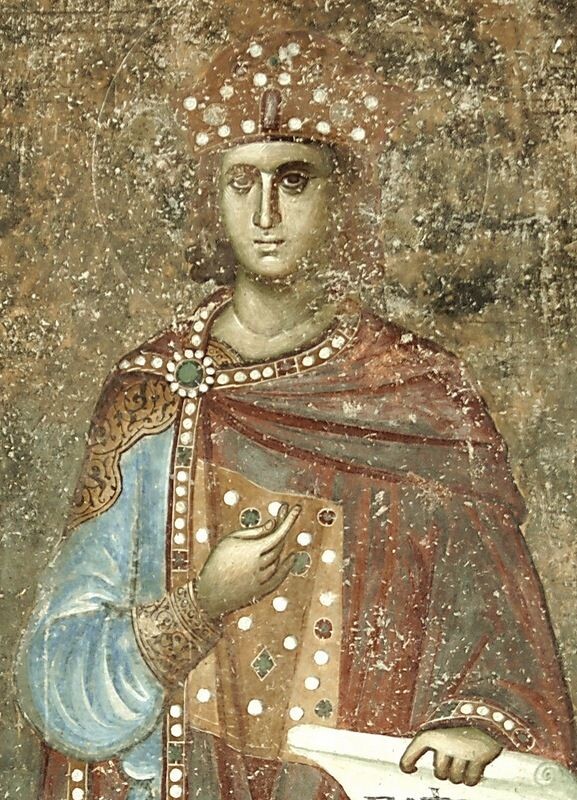 Царь и пророк Соломон. 13 в. Храм Святой Троицы. Сопочаны.