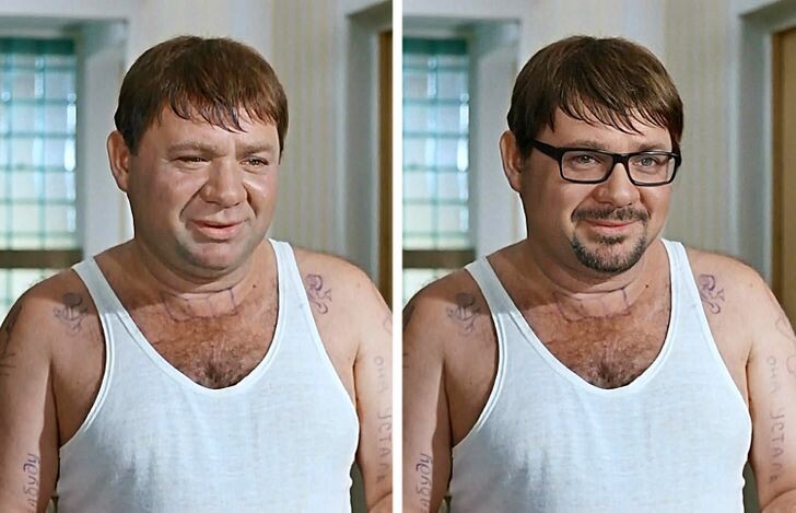 © Джентльмены удачи / Киностудия «Мосфильм», © FaceApp