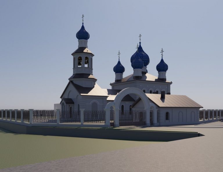    В Оренбурге началось строительство храма с 30-метровой колокольней Оренбуржье