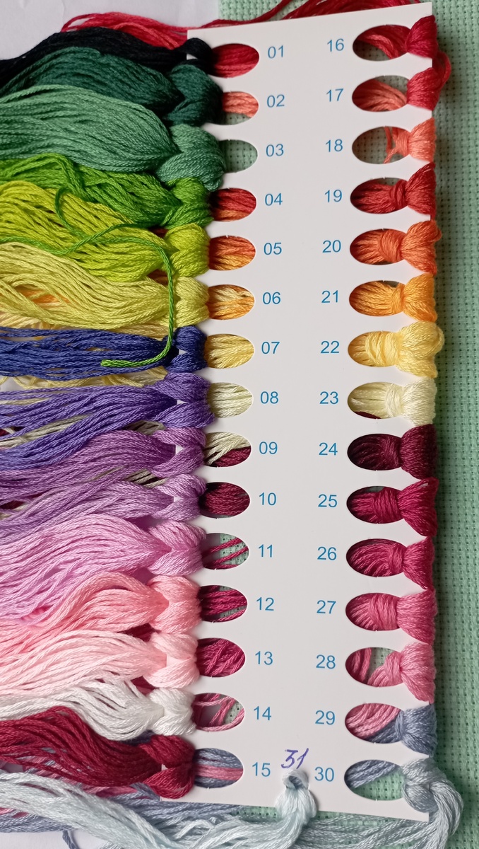 Цвета мулине,просто бомбические