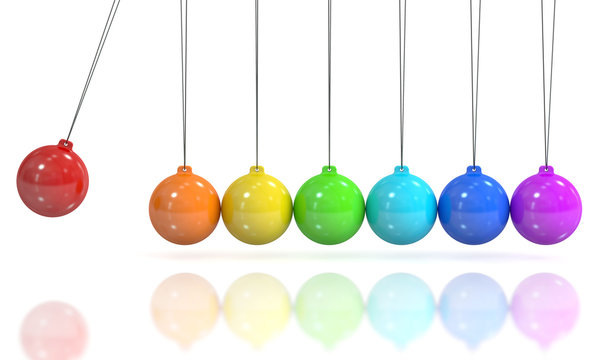 Бесконечный импульс. Колыбель Ньютона.