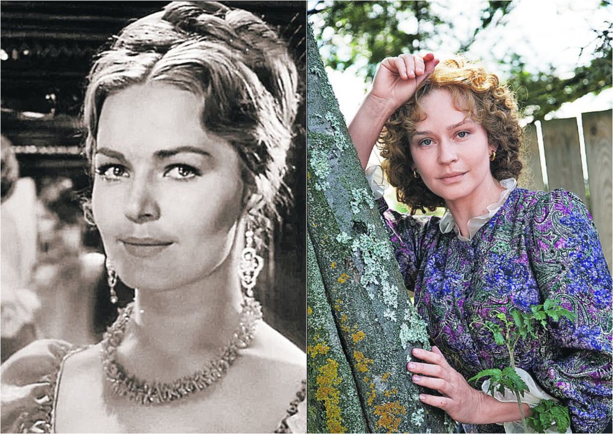 Анфиса в исполнении Людмилы Чурсиной и Юлии Пересильд