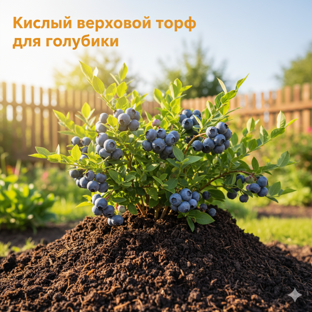 Голубика — растение с характером, и ей нужен особый грунт, чтобы чувствовать себя идеально