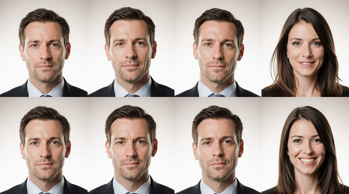 создать деловое фото