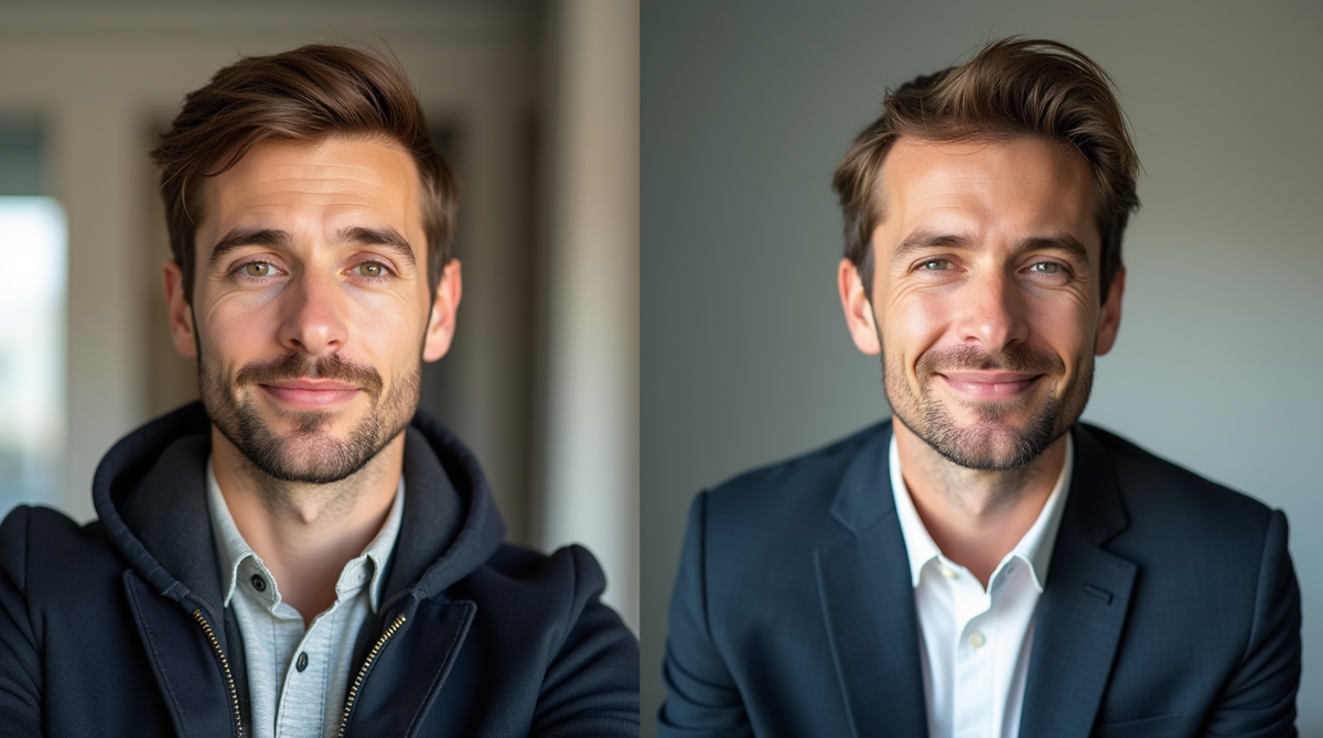 сделать деловое фото нейросеть